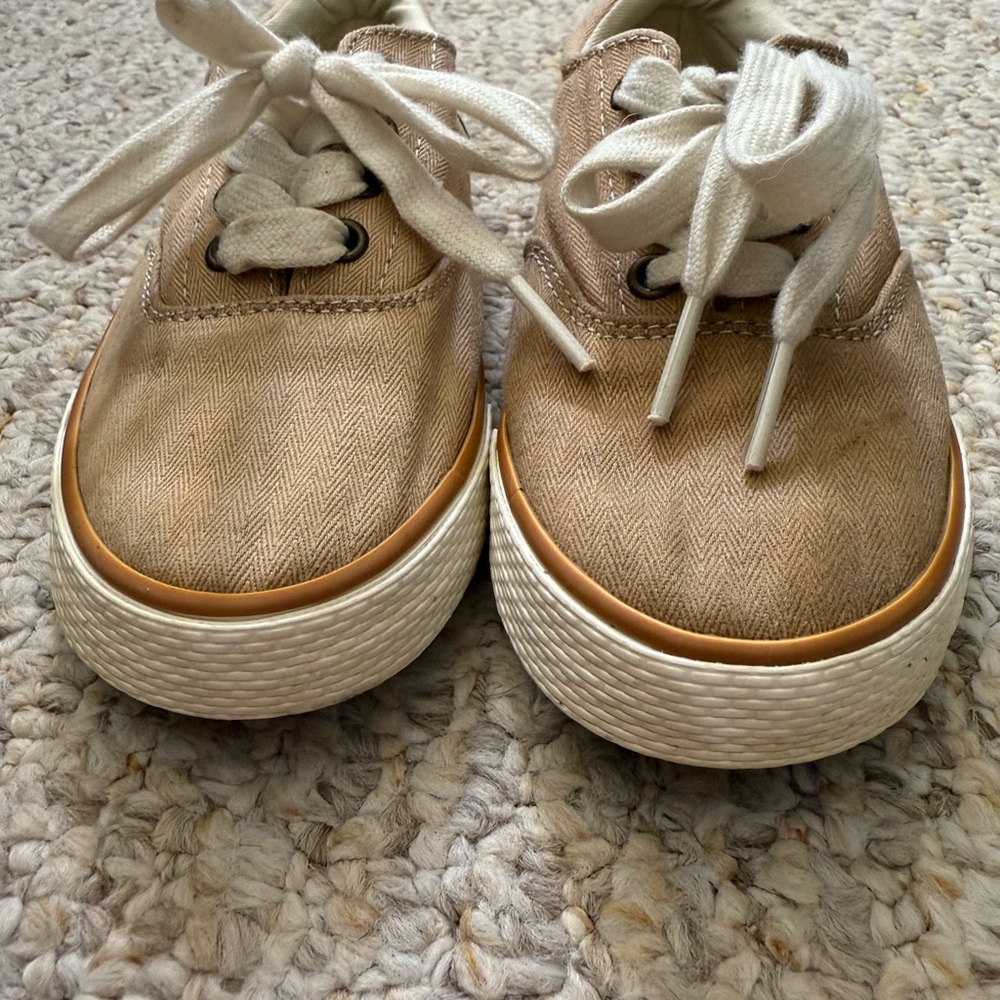 The Children's Place Beige Canvas Sneakers